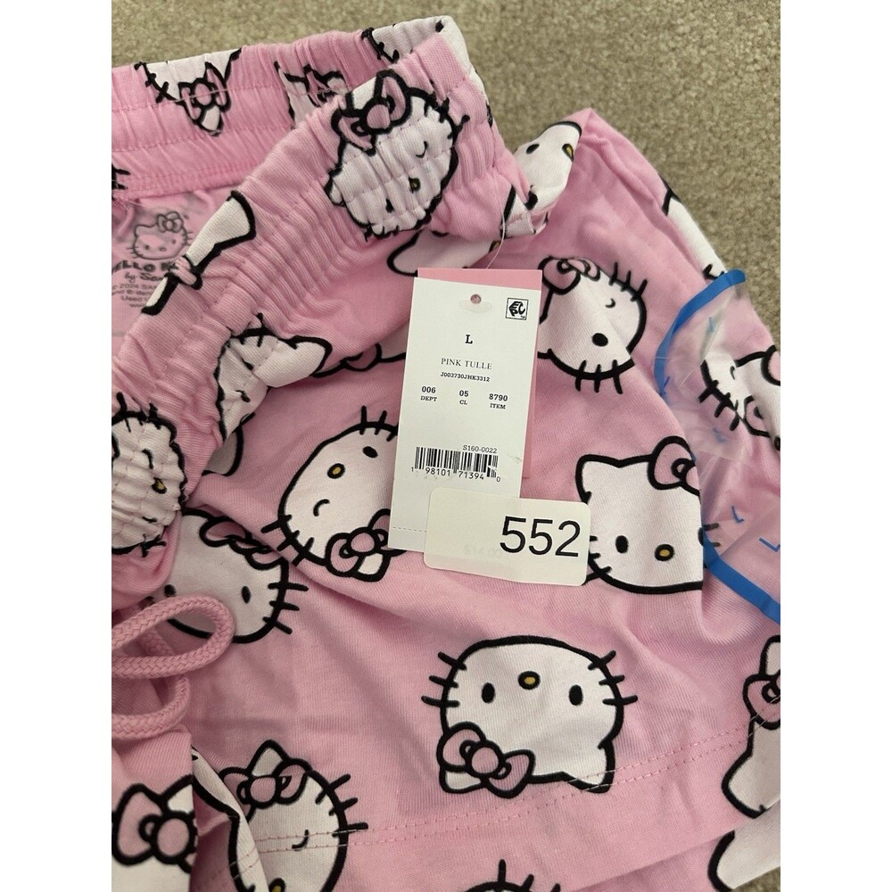 Hello Kitty by Sanrio Pink Lounge Shorts Size L - Picture 3 of 4